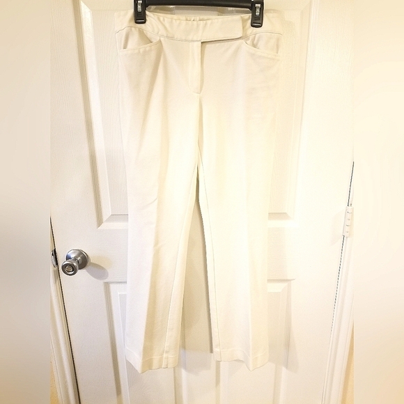 White House Black Market White Bootcut Pants - Picture 1 of 4